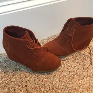 Toms Booties. NEVER WORN